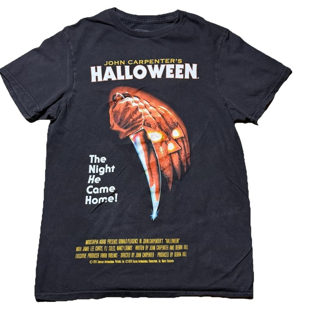 John Carpenter Halloween T Shirt Small Black Horror Movie Graphic Michael Myersβ